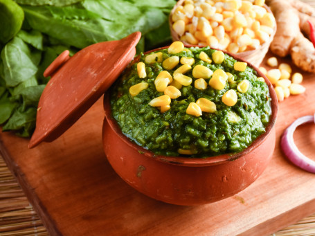 Palak De Maíz Khichdi