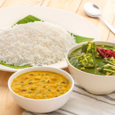 Palak Paneer, Arroz Dal Tadka