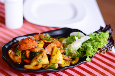 Grilled Bbq Vegetable Salad Bowl