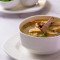Sopa de champiñones con carne de pato (sopa clara)