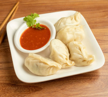 Corn Cheese Steam Momo 5 Pcs