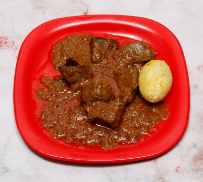 Mutton Liver Curry (6 Pcs With Egg)