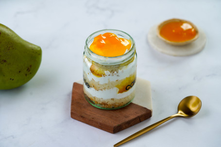 Pastel De Tarro De Fruta De Mango