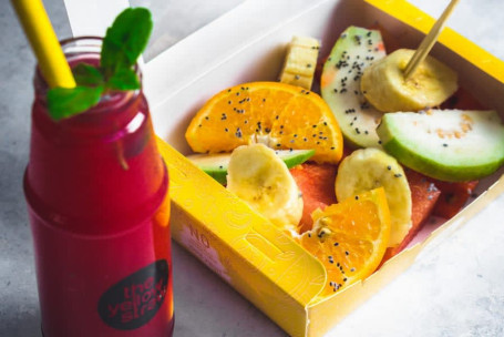Daily Mix Fruit Bowl Watermelon Juice Meal