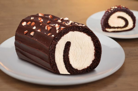 Classic Fudge Ice Cream Roll Cake