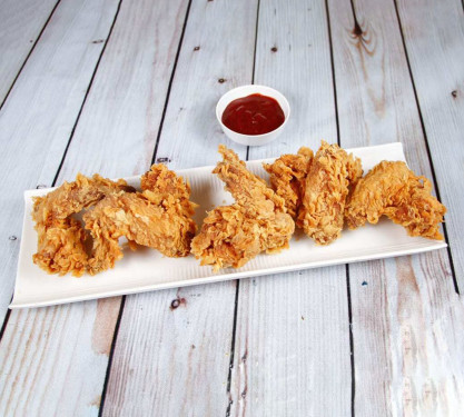 Fried Chicken Wings With Bone [6 Pieces]