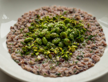 Quinoa, Millet, Asparagus And Truffle Risotto