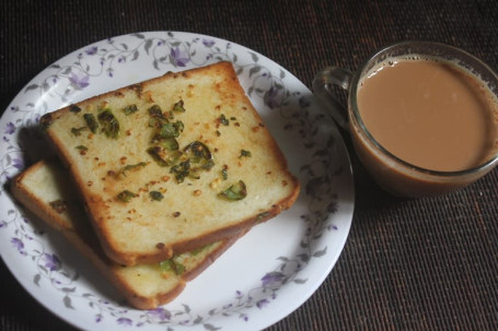 Tea With Butter Bread