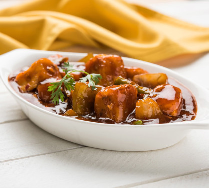 Chilli Paneer Gravy (8Pcs)