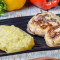 Chicken Russian Cutlets (2 Pcs) Served With Mashed Potato