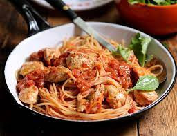 Chicken Arrabbiata Spaghetti