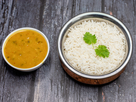 Yellow Dal With Rice/Pulao