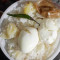Gobindo bhog chal er seddhyo Ghee Bhat, with boiled Alu and Egg