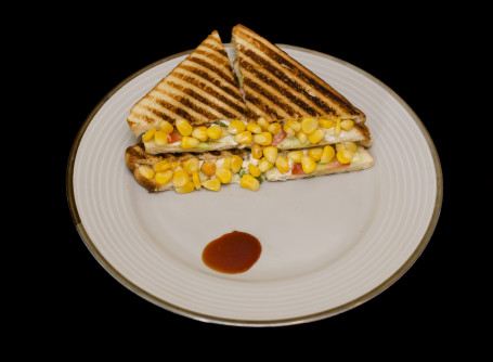 American Corn Cheese Grilled Sandwich