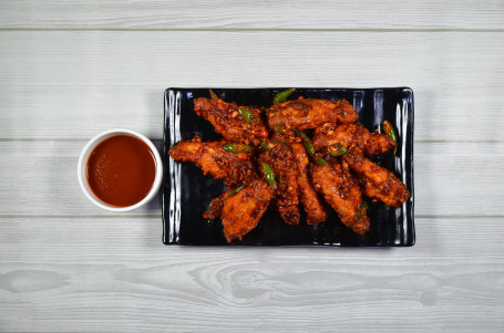 Chilli Chicken Wings Dry (10 Pcs)