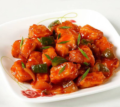 Pan-Fried Chilly Paneer (8Pcs)