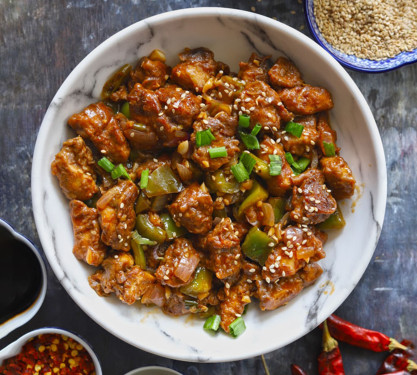 Boneless Chicken Chilli Dry