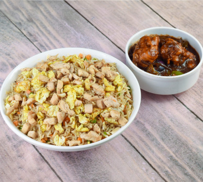 Mixed Fried Rice Half) Chili Chicken 4 Pcs)