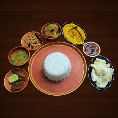 Ilish Rice Thali