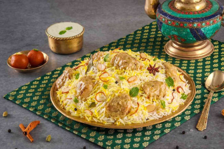 Murgh Afghani Tikka Creamy Chicken Tikka Biryani Serves 2-3]