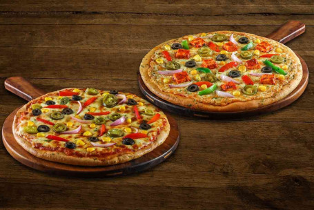 Maharaja Veg Pizza-Mediana Garden Fresh Veggie Pizza-Mediana (Gratis)