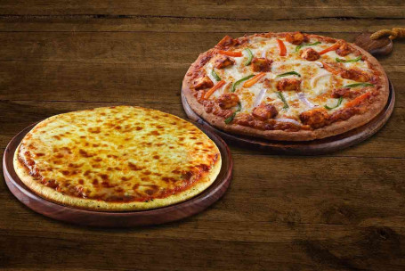 Doble Paneer Supreme-Medium Margherita Pizza-Medium (Gratis)