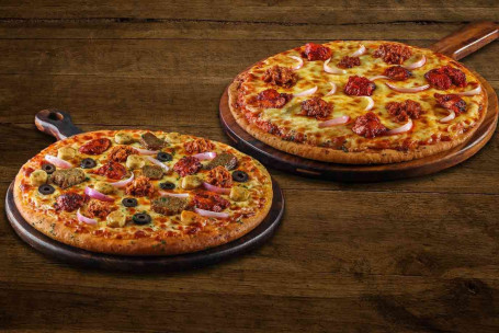 Maximus Chicken Pizza-Mediana Pollo Tikka Y Kheema Pizza-Mediana (Gratis)