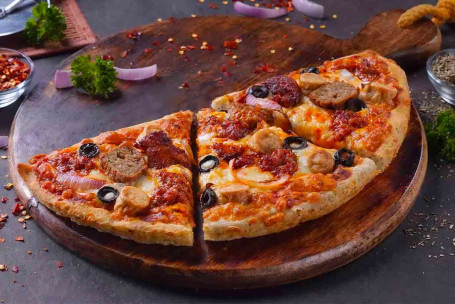 Pollo Maximus Semizza [Media Pizza]