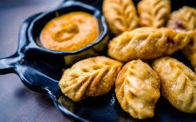 Fried Darjeeling Veg Momo 5 Pcs