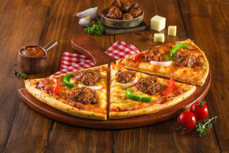 Semizza Con Queso Y Pollo Con Mantequilla [Media Pizza]
