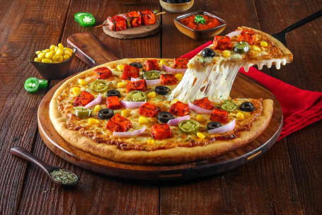 Pizza Con Queso Y Verduras Exóticas [Mediana]