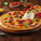 Pizza Con Queso Y Verduras Exóticas [Mediana]