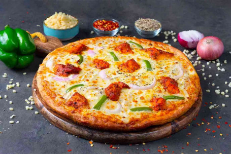 Pizza Con Pollo Tikka Y Queso Ráfaga [Mediana]