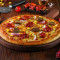 Albóndigas Bbq Pollo Cheese Burst Pizza (Mediana)