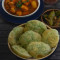 Luchi (4 Pcs) With Cholar Dal/Aloor Dam