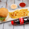 Chicken Burger French Fries Coke 250 Ml
