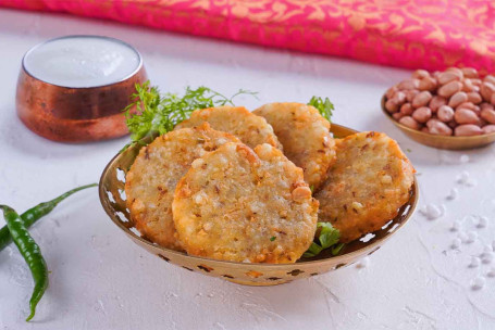 Sabudana Tikki (4 Pcs) With Curd