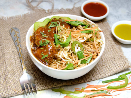 Veg Noodle Veg Manchurian Bowl Combo