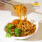 Pan Fried Noodles With Schezwan Sauce