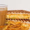 Veg Grilled Sandwich Special Kadak Adraki Elaichi Chai