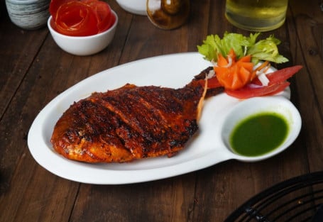 Grilled Amritsari Pomfret (1 Whole Fish)