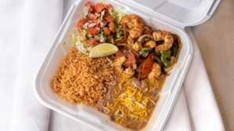 13. Shrimp Fajitas Plate