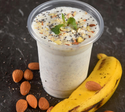 Banana Almond Chia Seed Smoothie