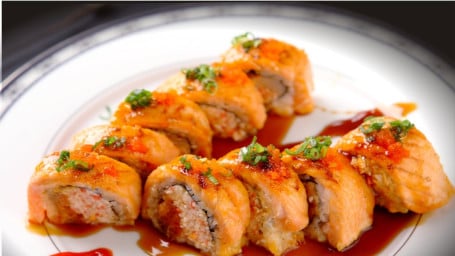 45. Spicy Baked Salmon Roll