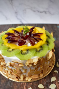 Tropical Fruit Cake [Eggless]