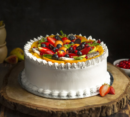 Fraisier Fruit Cake Fresh Fruits Infused Cake