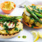 Avocado Hummus Asparagus Bagel