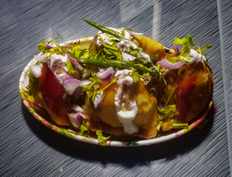 Samosa Chaat [2Pieces]