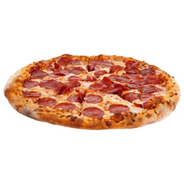 Pizza Salami Schinken Champiñones Y Peperoni