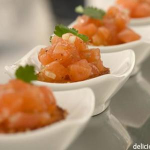 tartar de salmon